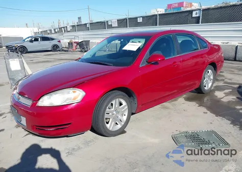 2014 Chevrolet Impala Limited Lt из США, поврежденный, VIN 2G1WB5E30E1144494